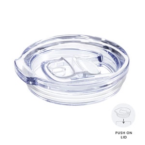 Replacement Lid for 20 oz. Skinny Maars Tumbler-Replacement Slider Lid-Push on Style Lid-See Additional Pics for Compatible Tumblers