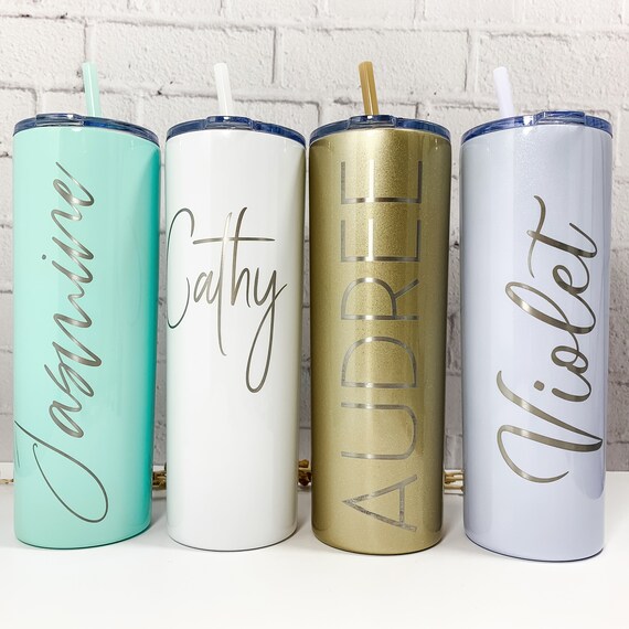 Personalized 20 Oz. Skinny Tumblermaars Tumblerlaser Etsy