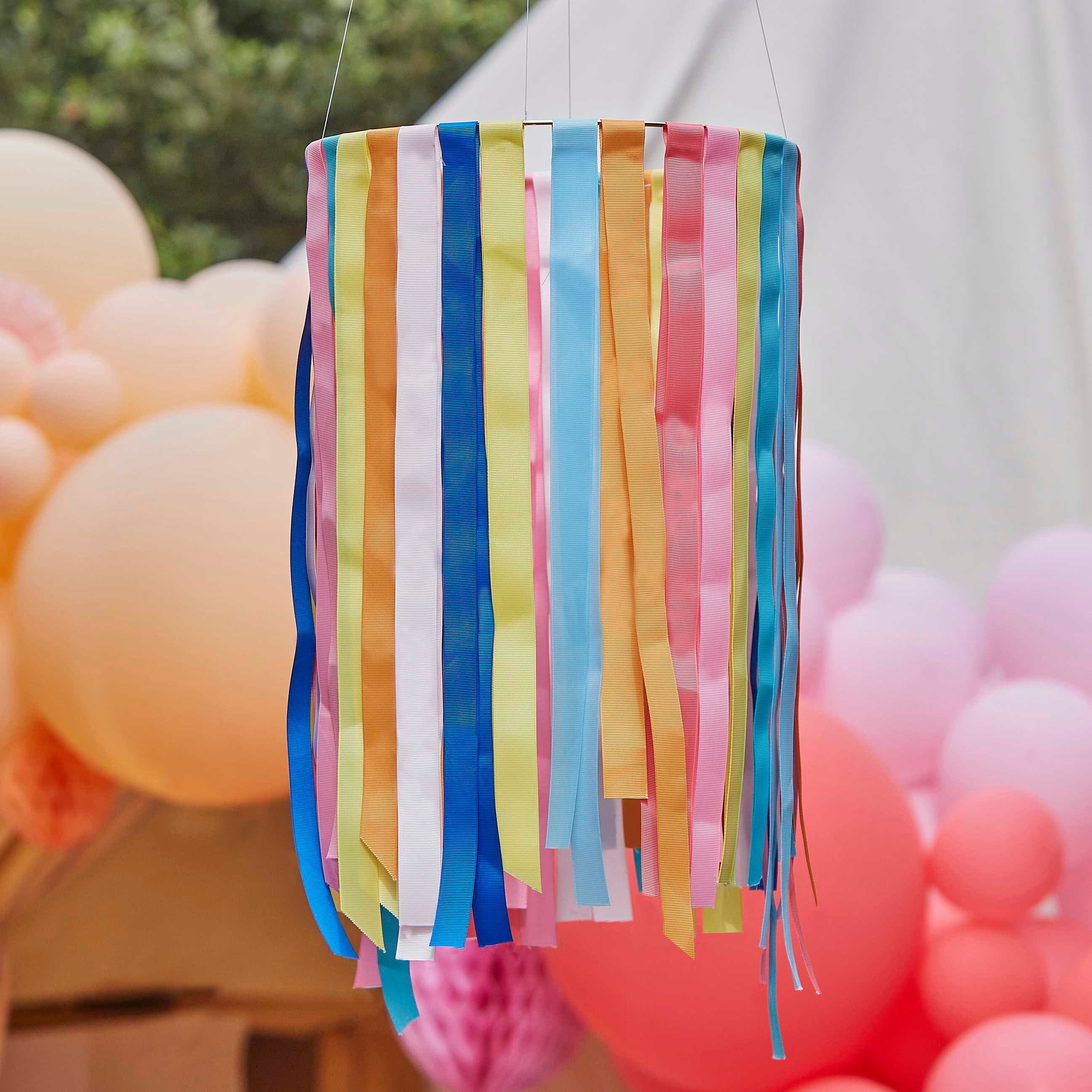 Ghirlanda Di Carta Olografica A Forma Di Arcobaleno E Stelle: Decorazione Per Feste E Compleanni - 2