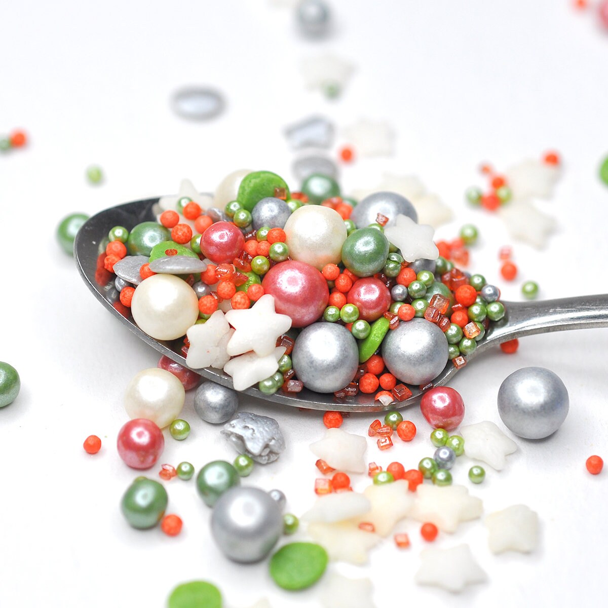 Baubles and Wishes Christmas Sprinkles Cake Sprinkle Suitable Etsy