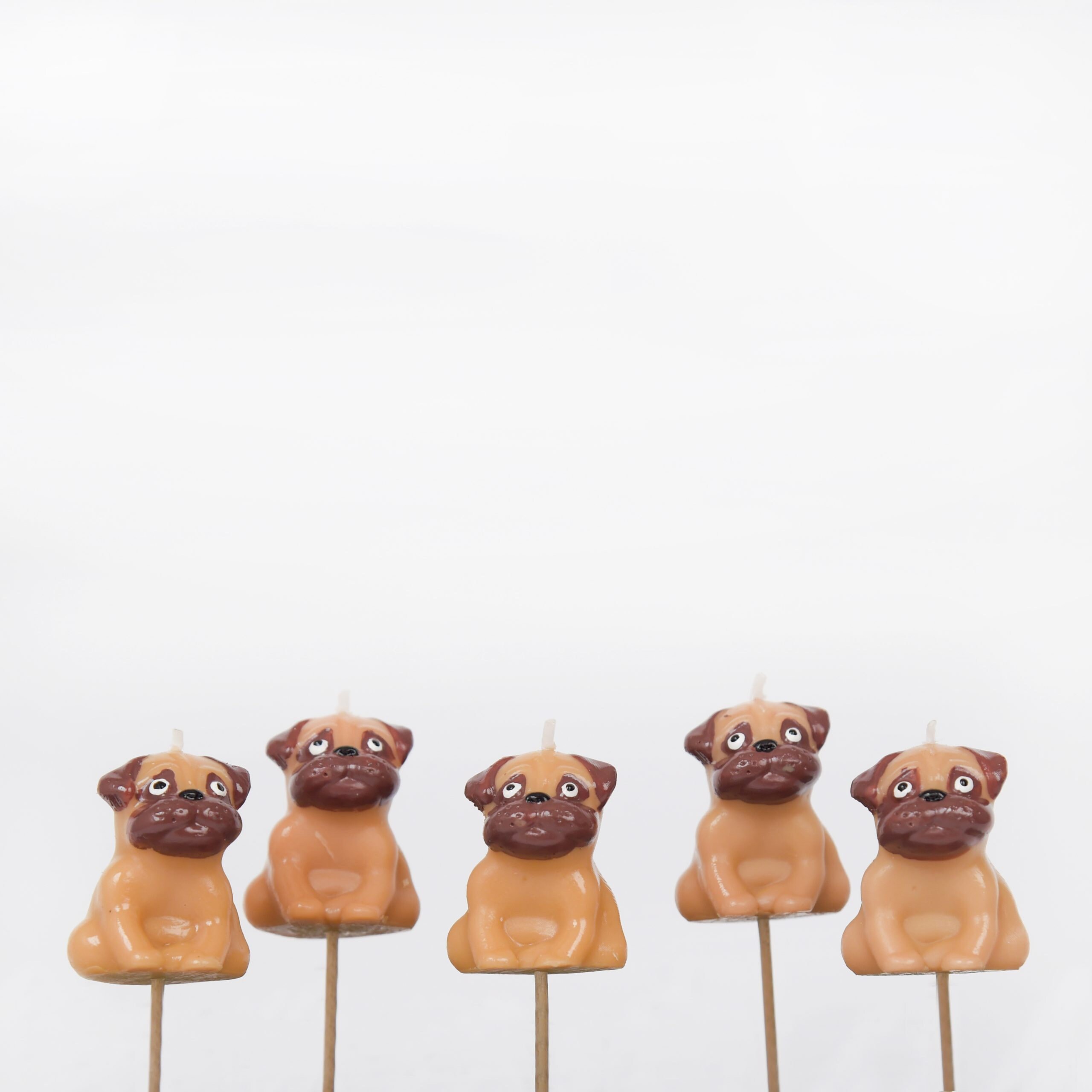 Pug Puppy 3D Birthday Candle Set for Birthday Cakes - Etsy Pug Puppy 3D Birthday Candle Set For Birthday Cakes - Etsy