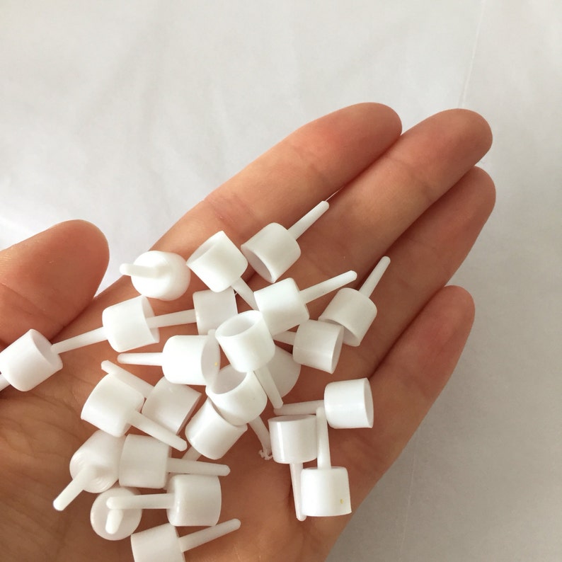 Marble Blue and White Cake Candles 6 Tall 24 Pack for Ombre Drip Birthday Cakes and Party Celebrations White Pastel 24 Clear Candle Holders