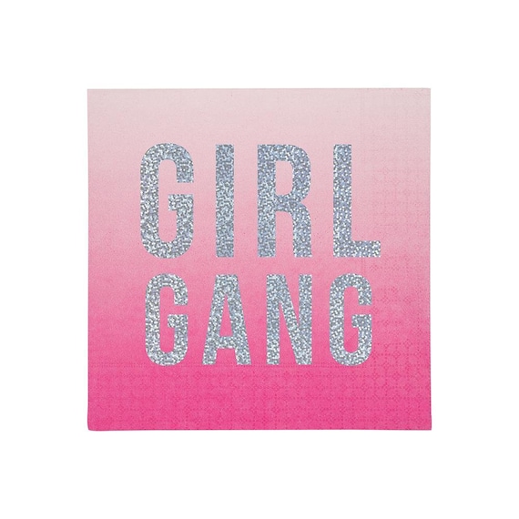 ~ Fun Vintage Birthday Party Supplies Beverage GET ALONG GANG SMALL NAPKINS 16