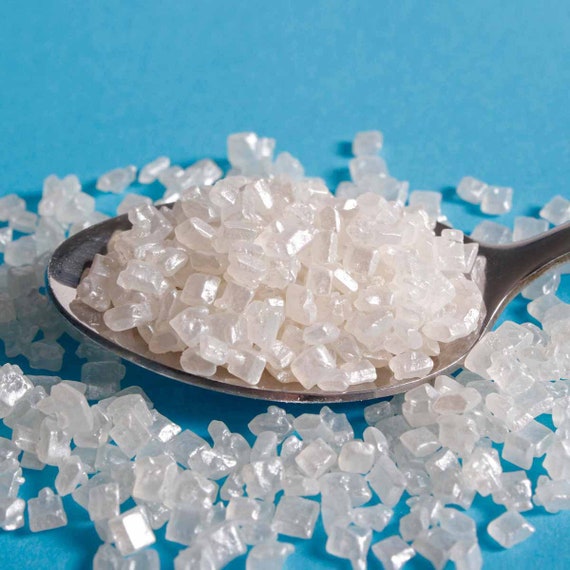 White Sugar Crystals Sparkling Cake Decoration Suitable for Etsy UK