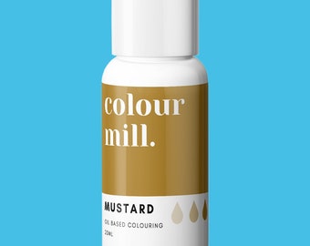 Mustard Colour Mill 20ml High Strength Vegan Food Colouring Gluten Free Halal Kosher for Buttercream Cake Sponge Baking Decorating
