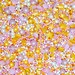 Twinkle Pink Mix Natural Sprinkles Suitable for Vegans Gluten Dairy Free Mixed White Valentines  Gold Pink Strands Non-Pareils Star Cup Cake 