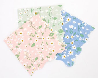 Ditsy Floral Napkins Small Pack of 20 in 4 Colours Garden Floral Flower Springtime Party Birthday Party Decoration Supplies Catering