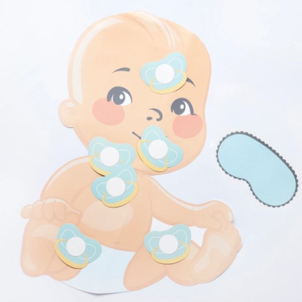 Pin the Pacifier on the Baby Printable - Etsy
