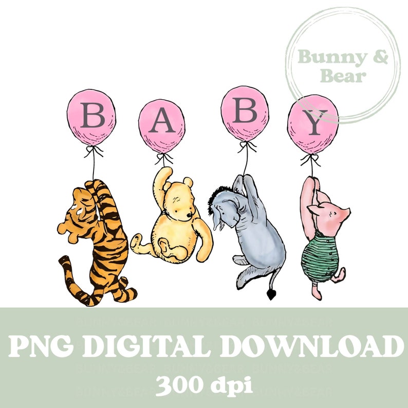thumbnail image 2 of Molds N More Winnie The Pooh Bear Piglet Eeyore Tigger Chocolate Candy Soap Mold – Clear Plastic 2 of 3