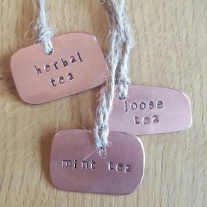 Set of Kilner / Mason Jar Labels/tags, Personalised, Handstamped ...