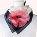 Sciarpa Di Seta Pura Donna Elegante Stampato Floreale Piccolo Collo Quadrato Fazzoletto Bandana Femminile Echarpe Fasce Per Capelli Di Lusso 2024 Primavera - Foto 13