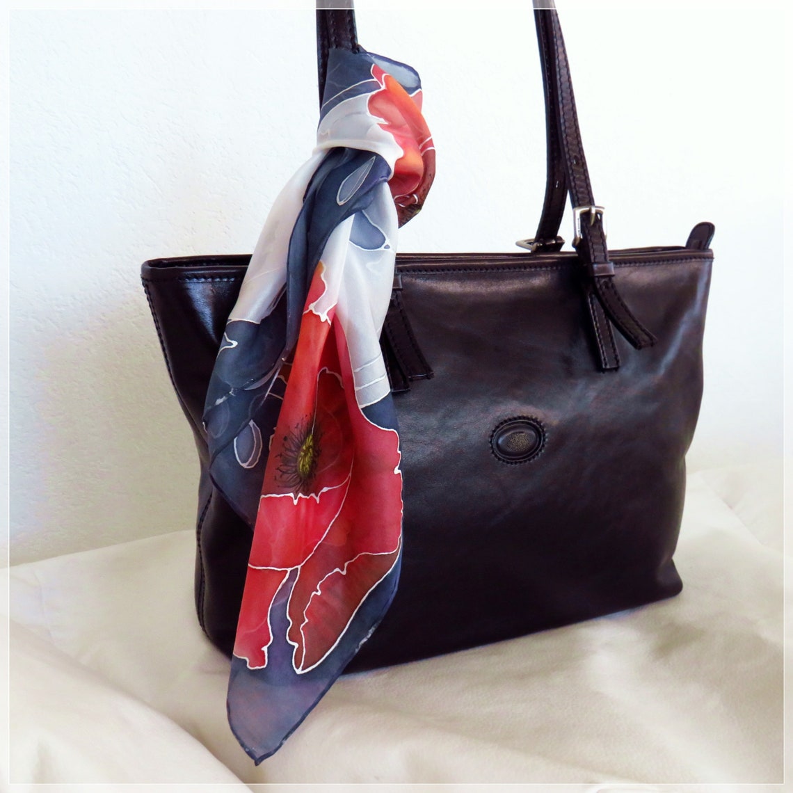 Sciarpa di papavero donna Moda Lunga luce morbida donna