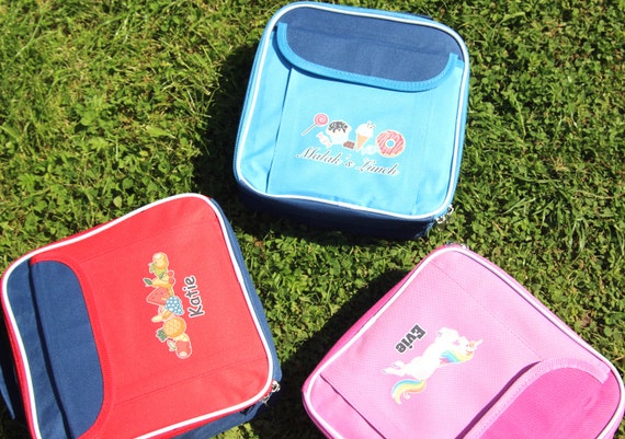 personalised lunch cooler bag