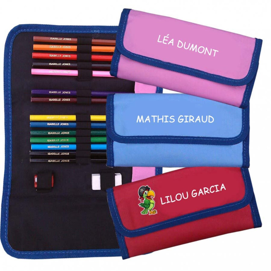 Personalised Colouring Pencils & Case School Pencil Case Etsy