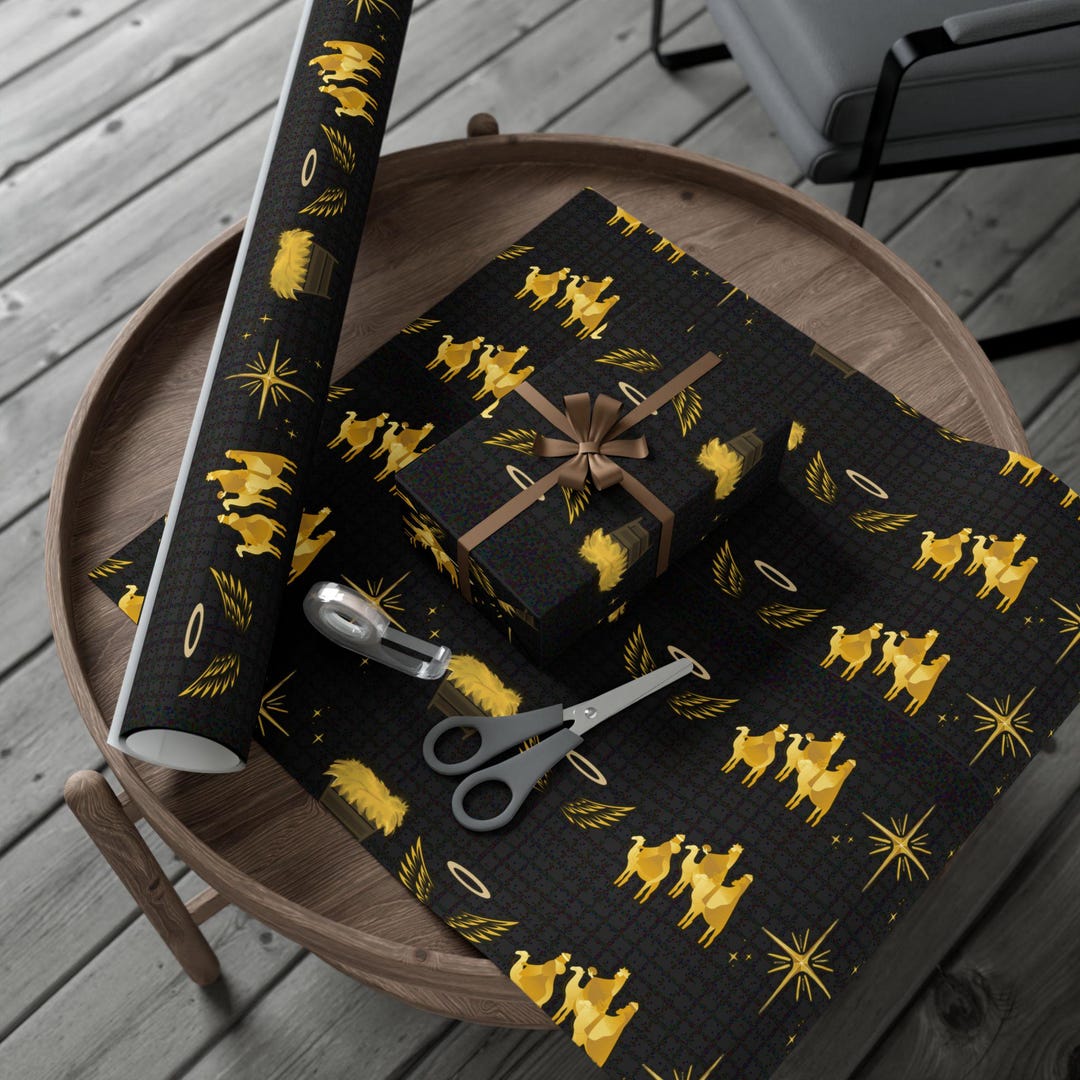 A Christmas Story Gift Wrap (BLACK) Etsy