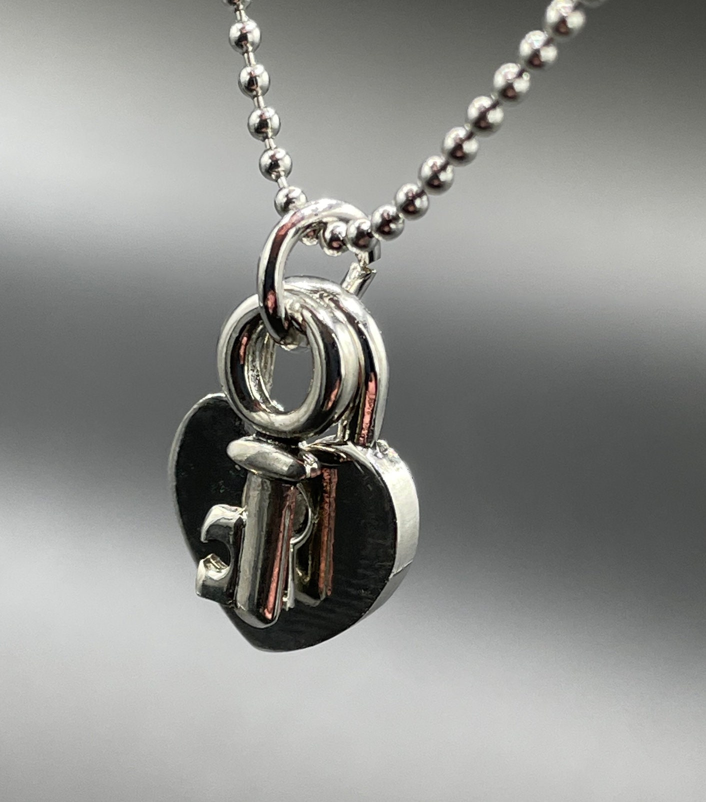 Lock and Key anklet Etsy