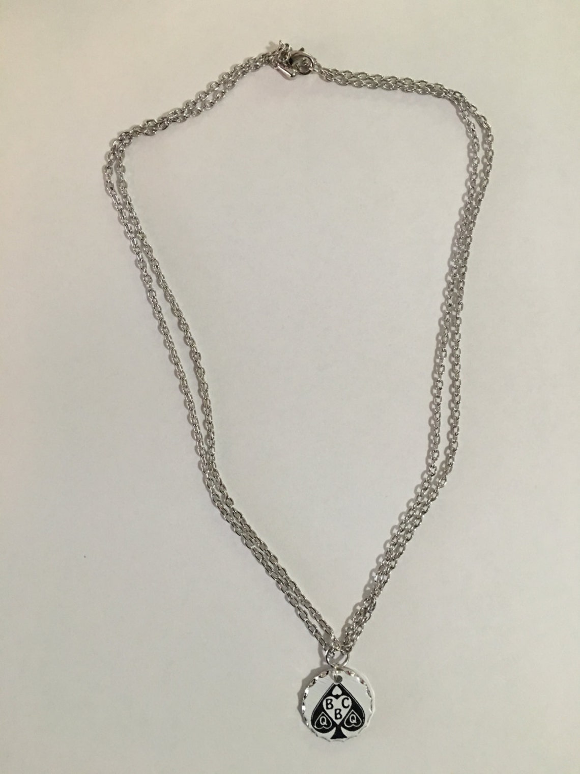 Queen of Spades BBC necklace Etsy