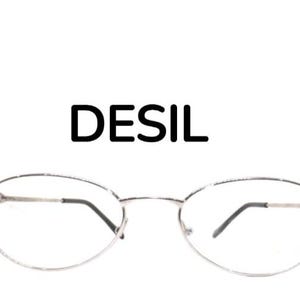 Daniels Frames for Eyeglasses Woman Plated Gold Oval Vintage 90