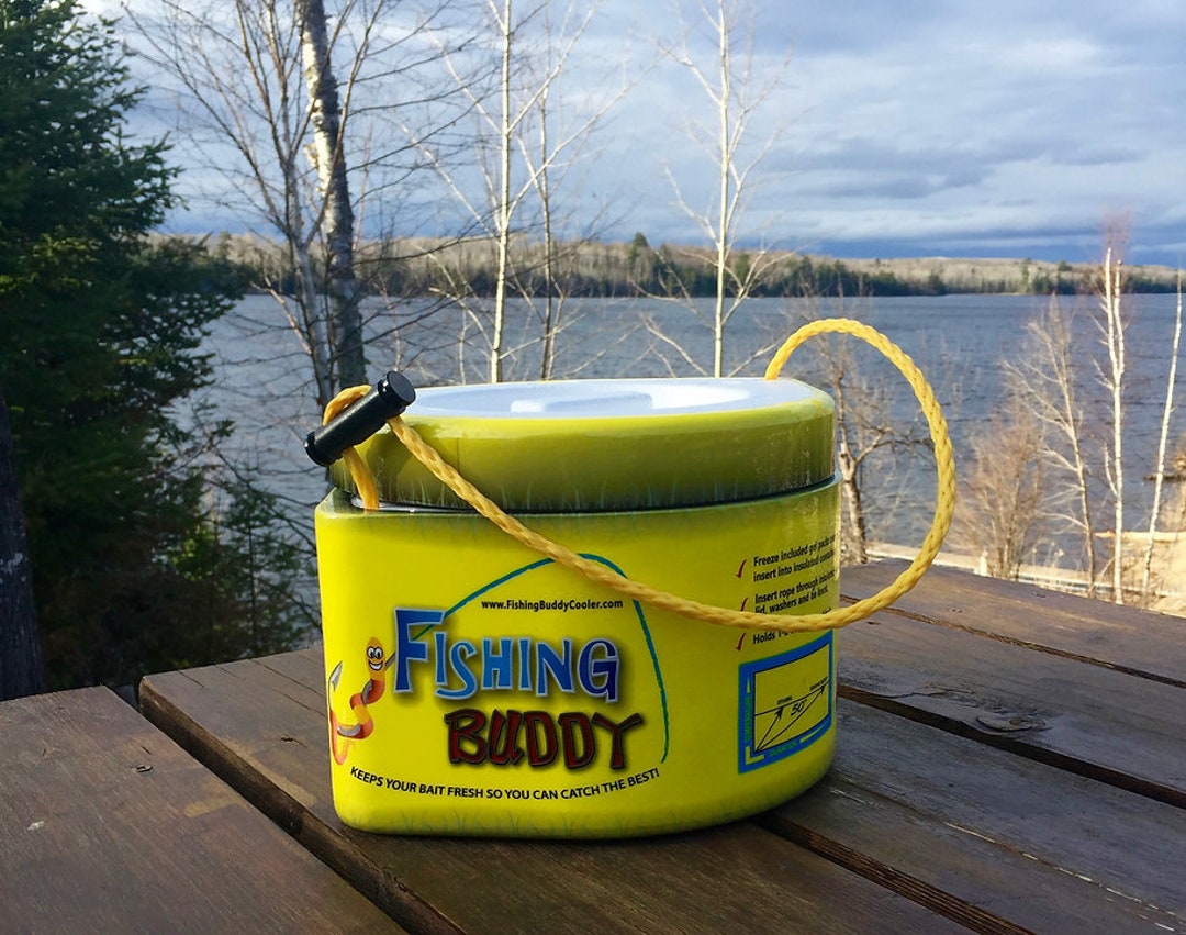 Fishing Buddy Cooler Worm Box for Nightcrawlers Keeps Bait Etsy
