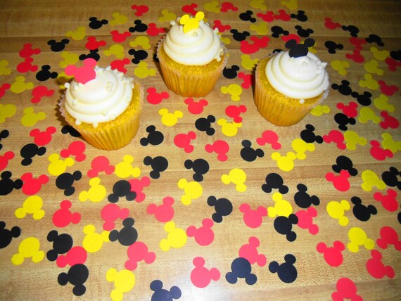 Mickey Mouse Confetti Mickey Mouse 1st Birthday Party Etsy