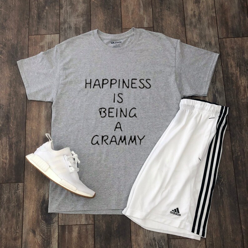 Aesthetic Clothing Happiness Is Being A Grammy Shirt Etsy