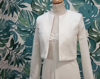 ivory wedding jacket