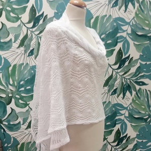 estola, chal de crochet, accesorio de boda, chal de crochet, chal de novia, chal de crochet, chal de encaje
