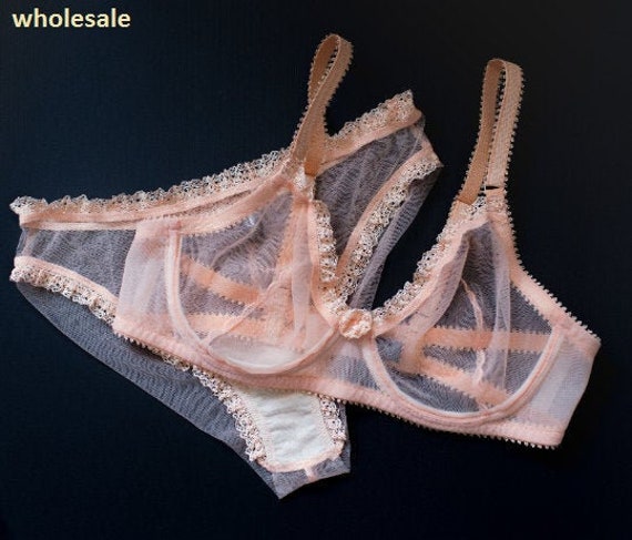 peach lingerie