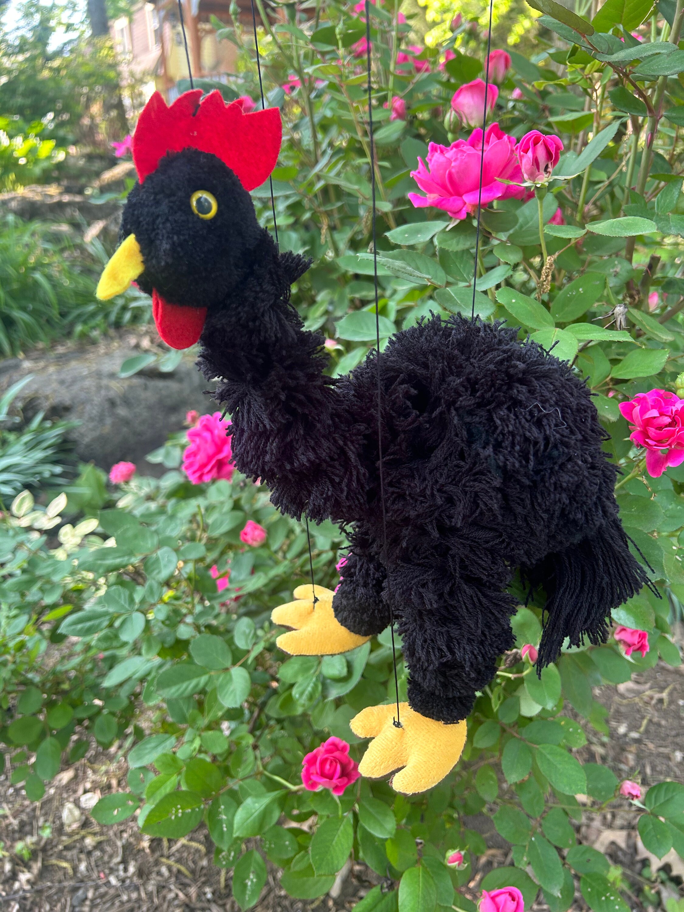New 14” Roosters Assorted Color Puppets Marionettes - Etsy