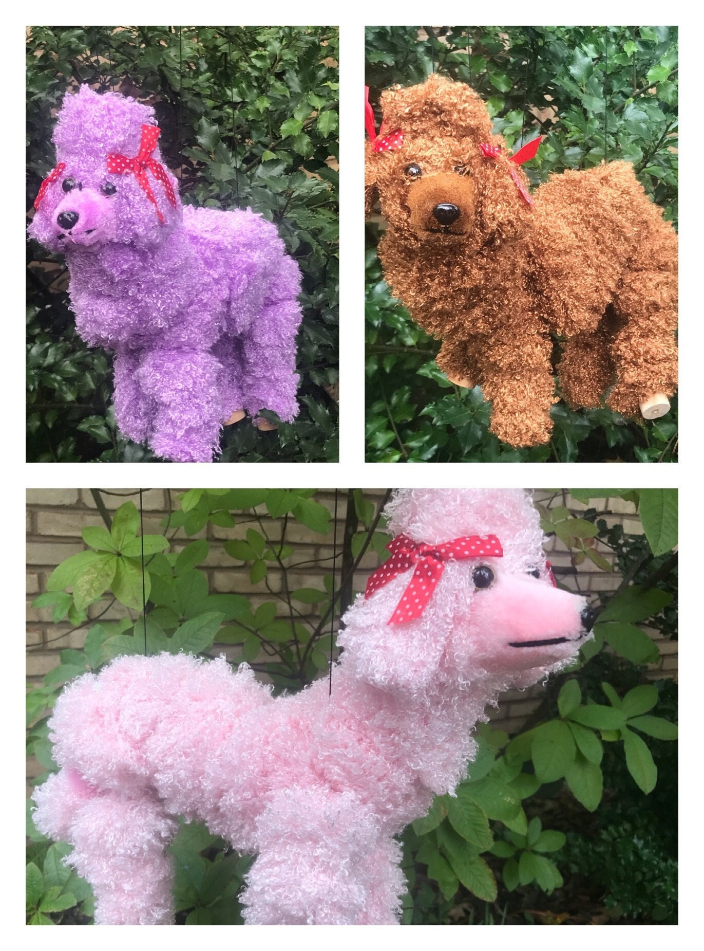18 Plush Poodle Puppets Marionettes a Very High Quality | Etsy