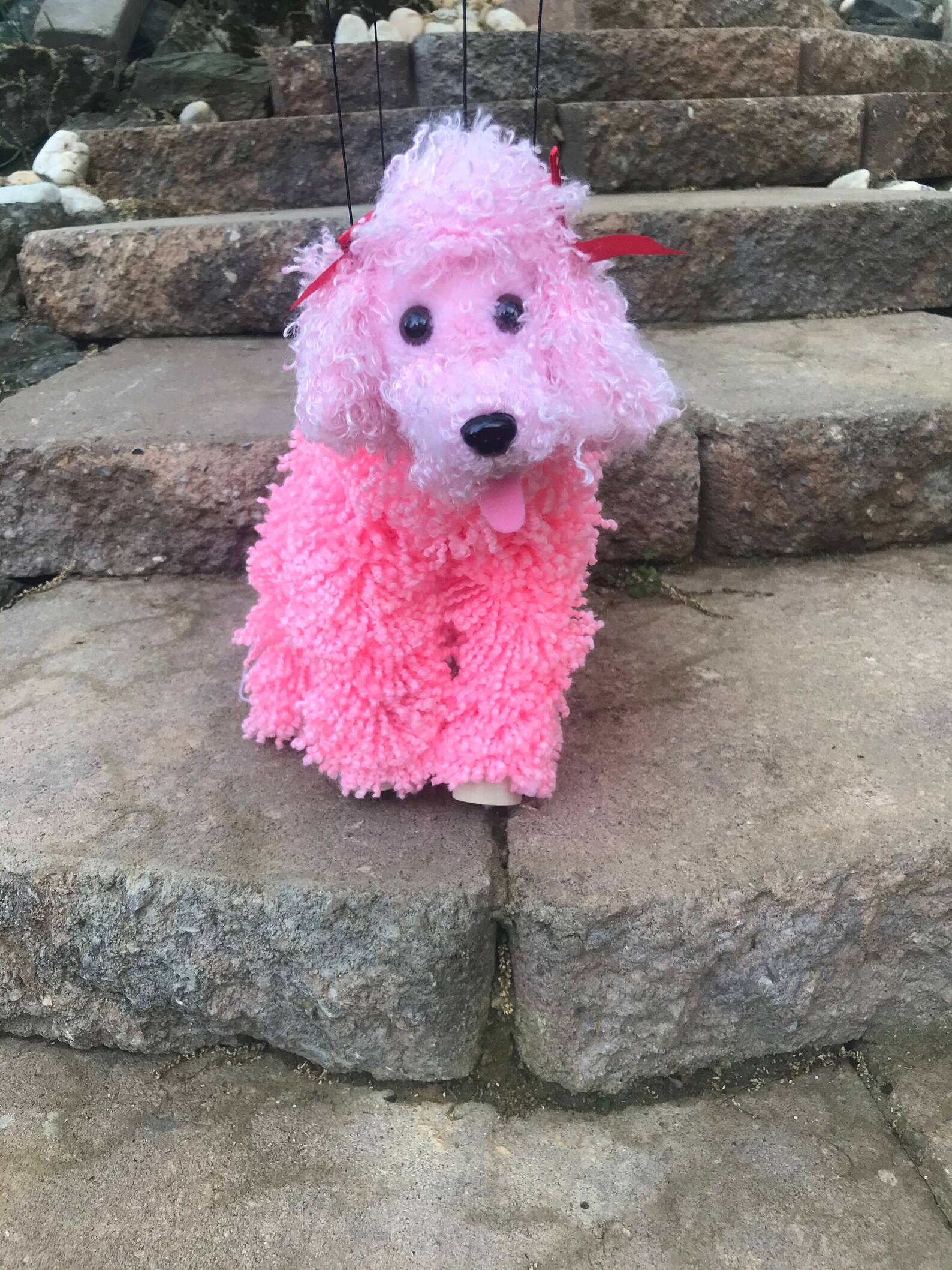 TOY Poodle Dog puppets marionette | Etsy