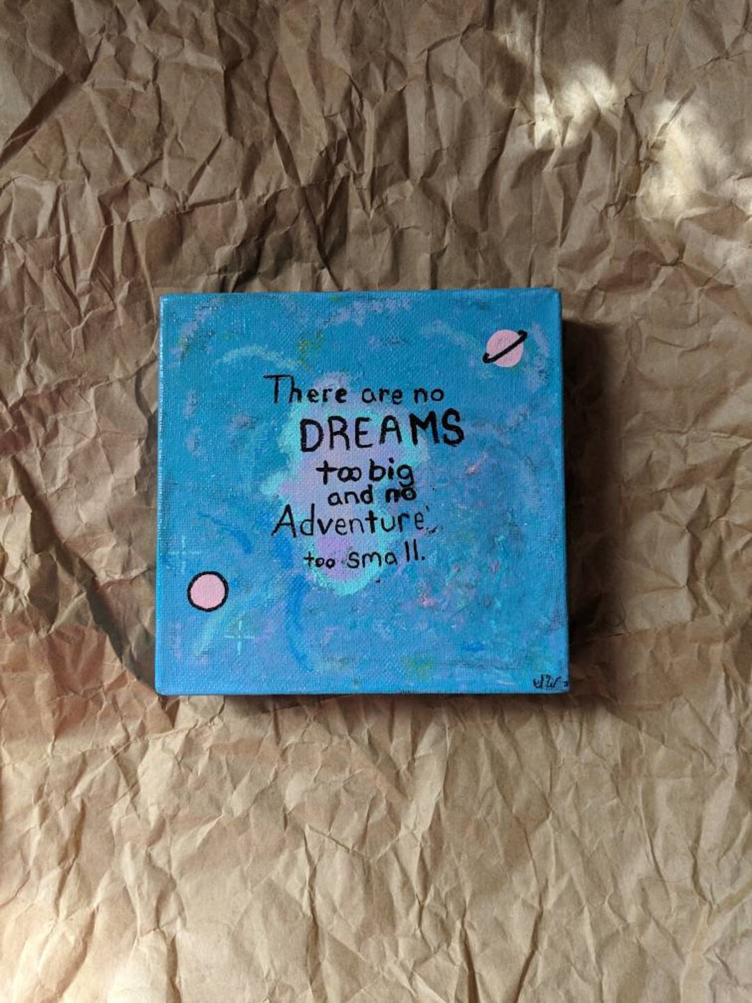 Space Home Decor, Space Wall Decor, Space Painting, Space Art, Blue Home Decor, Galaxy Painting