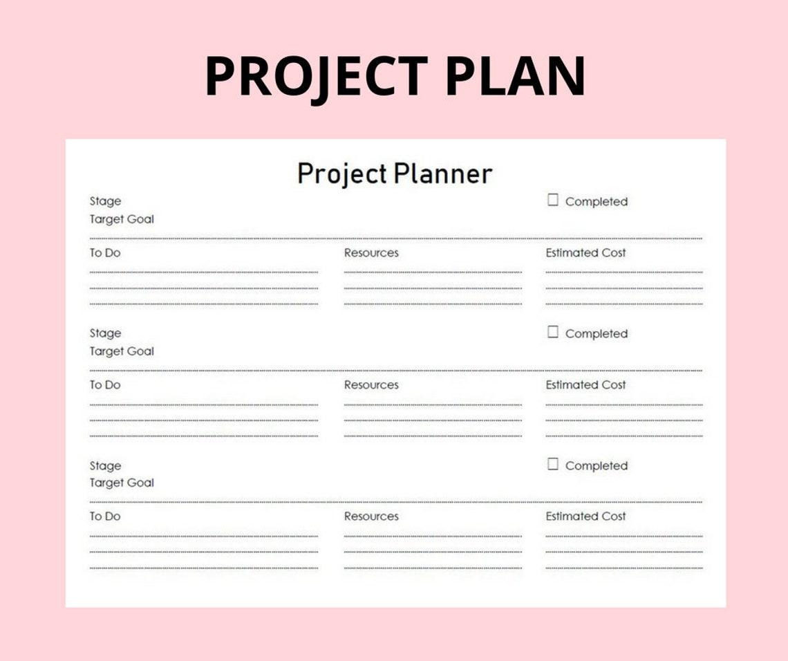 Project Management Milestone Timeline Charts And Project Etsy Project Management Milestone Timeline Charts And Project Etsy
