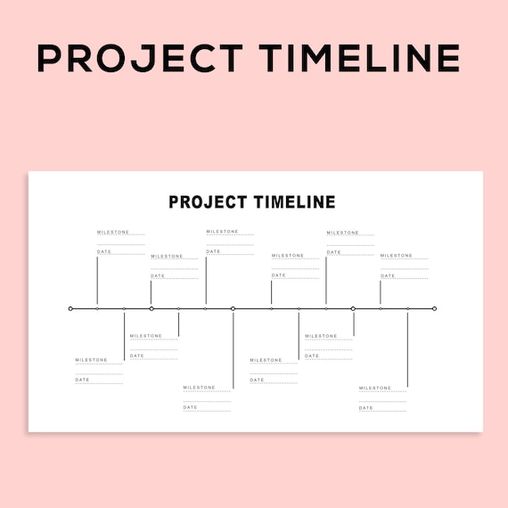Project Milestone Chart