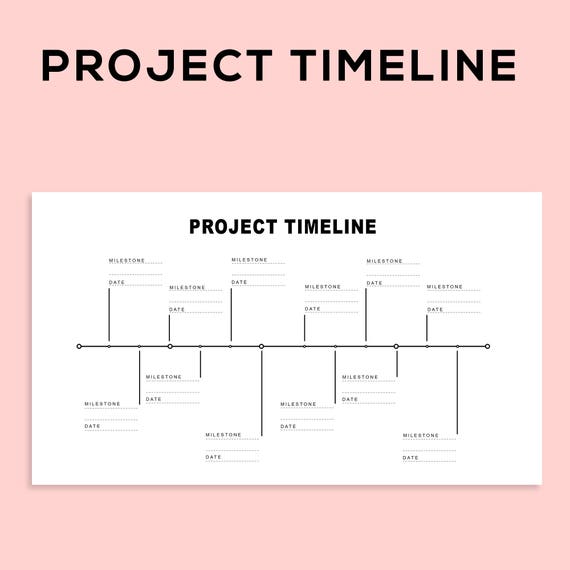 Milestone Chart Project Management