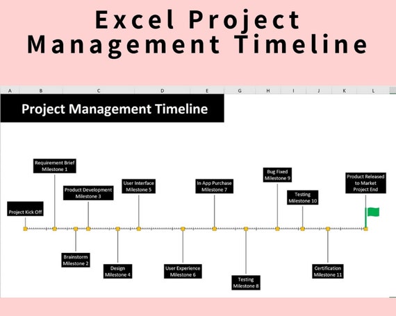 Project Milestone Chart Template Excel