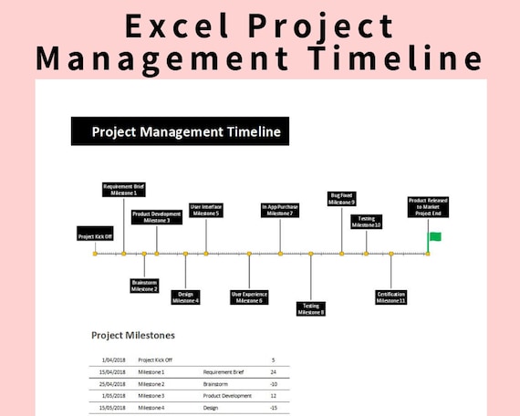 Microsoft Excel Project Timeline Template