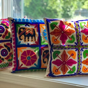 Gujarati cushion covers deals