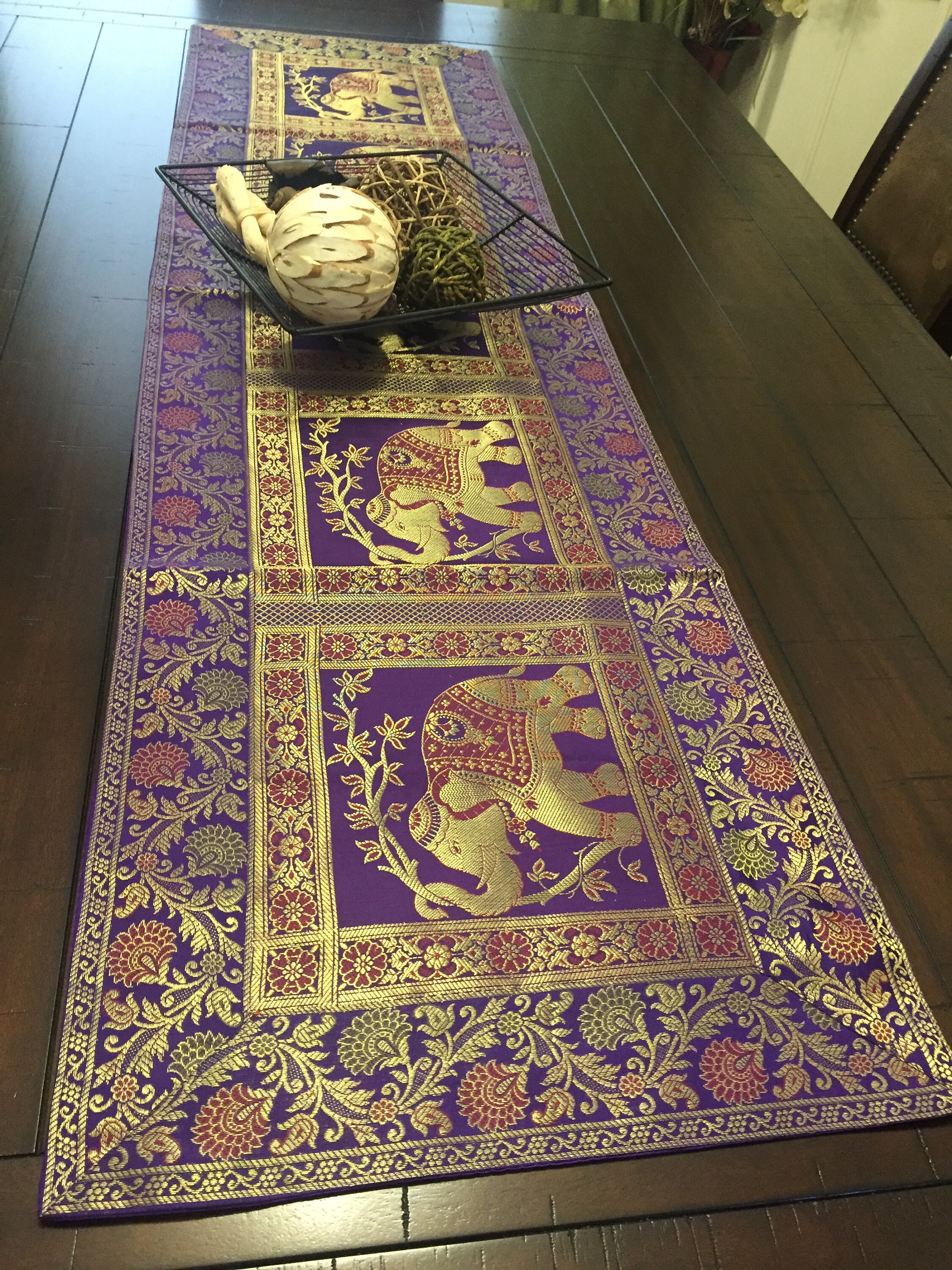 Table Runner/ Wall Tapestry Brocade Runner16 X 60 Inch Etsy UK