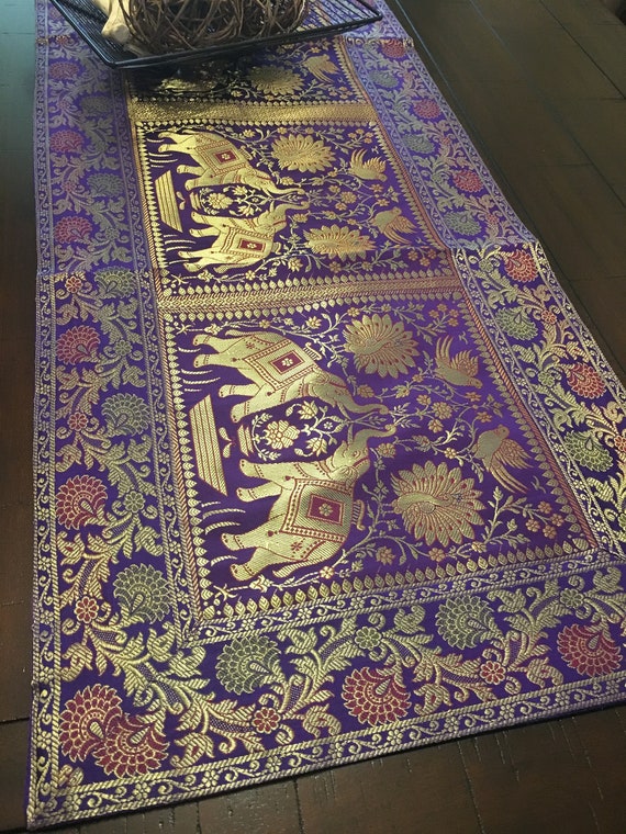 Table Runner/wall Tapestry Beautiful, 16"X 60" Brocade Silk Formal 
