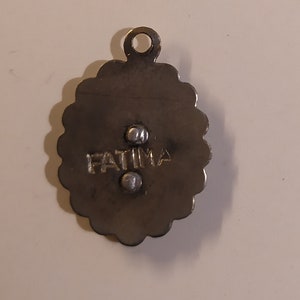 Médaille religieuse FATIMA vintage Religious medal image 3