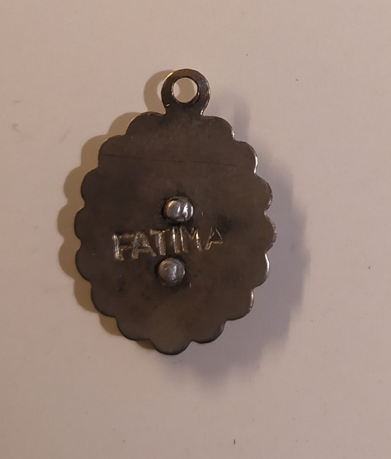 Médaille religieuse FATIMA vintage Religious medal image 3