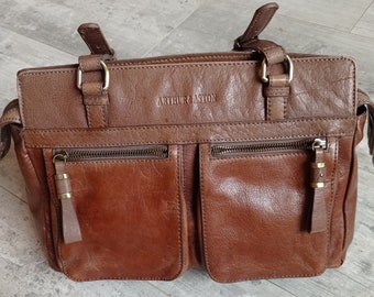 Sac à main vintage marron Arthur et Aston sac épaule