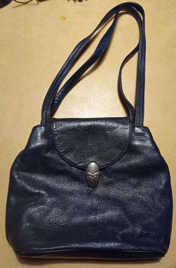 Sac émaillé Vintage Beige - Style Soirée, En Coton, Occasion