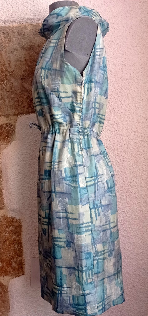 YESSICA Pure schönes Kleid grafisches Muster Gr. 34 NEU ZC1115