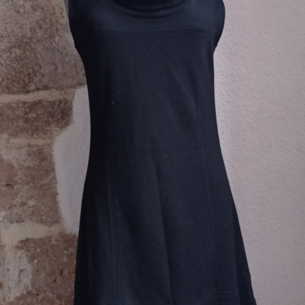 Robe vintage noire cintrée pour femme  Formul  Taille 38