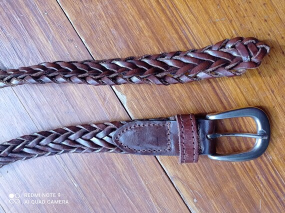 Fouet De Cowboy Vintage 7 Pieds En Cuir Tressé - Taureau, Assaisonné