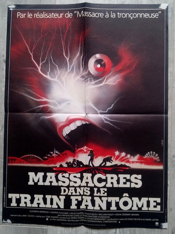 Genuine Poster Funhouse Movie French Poster 1981 Tobe Hooper Etsy Genuine Poster Funhouse Movie French Poster 1981 Tobe Hooper Etsy