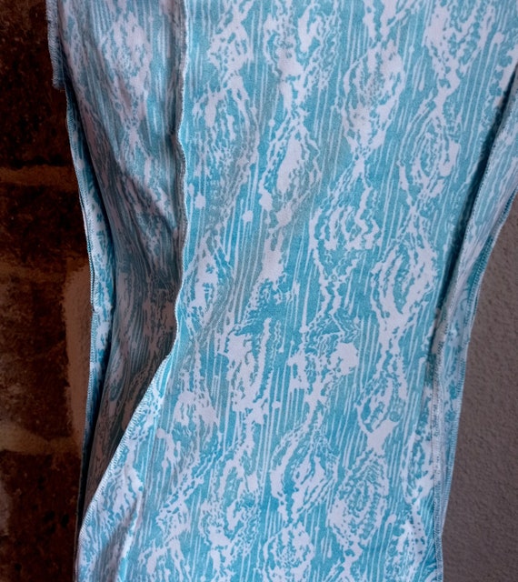 Robe vintage bleue Paul MAUSNER polyester  taille… - image 7
