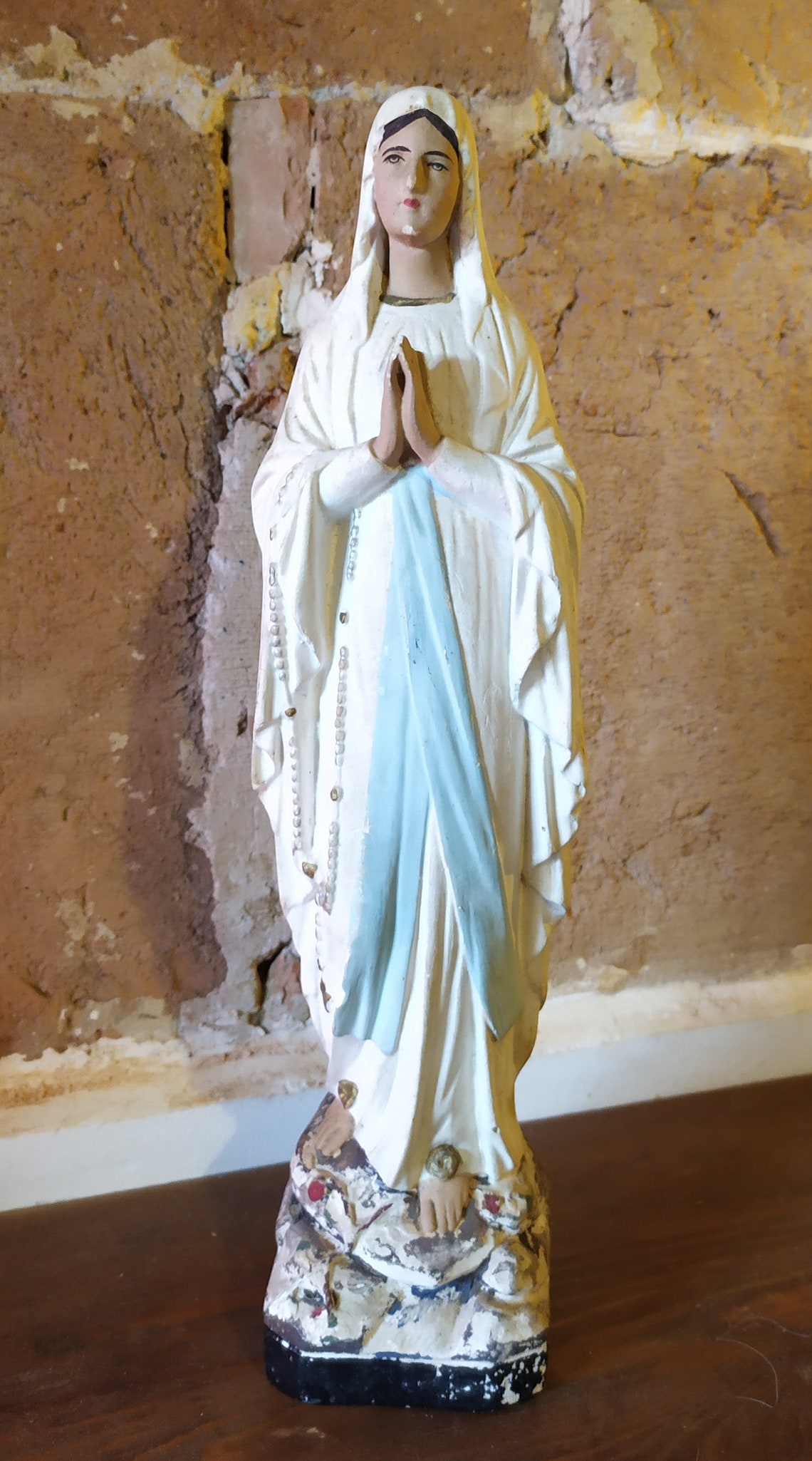 Ancient Statue Virgin Mary Plaster 1930 Antique Statue Our - Etsy Australia